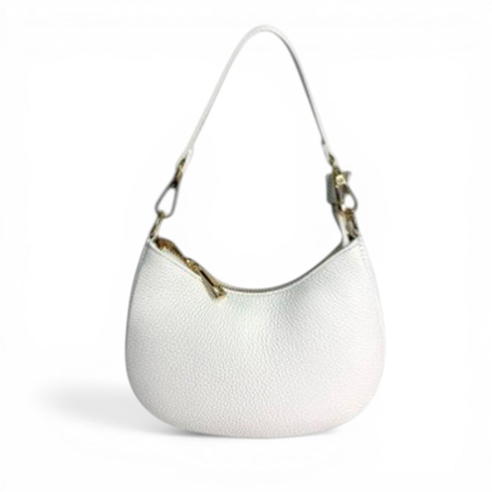 BORSA POCHETTE RIGIDA A MEZZALUNA