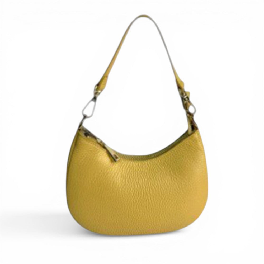 BORSA POCHETTE RIGIDA A MEZZALUNA