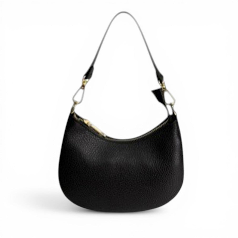 BORSA POCHETTE RIGIDA A MEZZALUNA