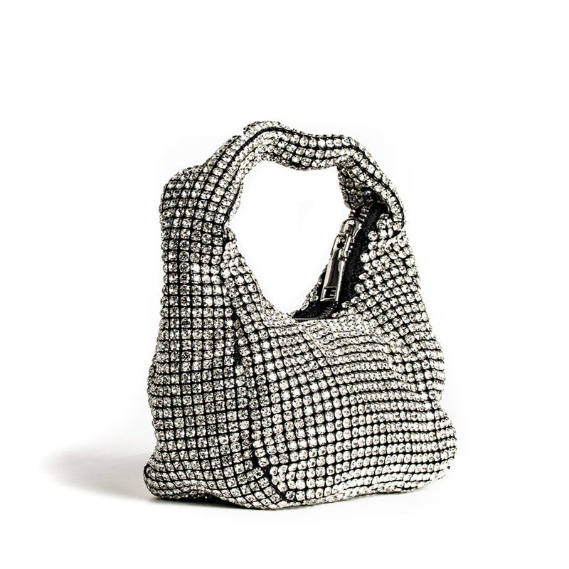 BORSA A MANO STRASS