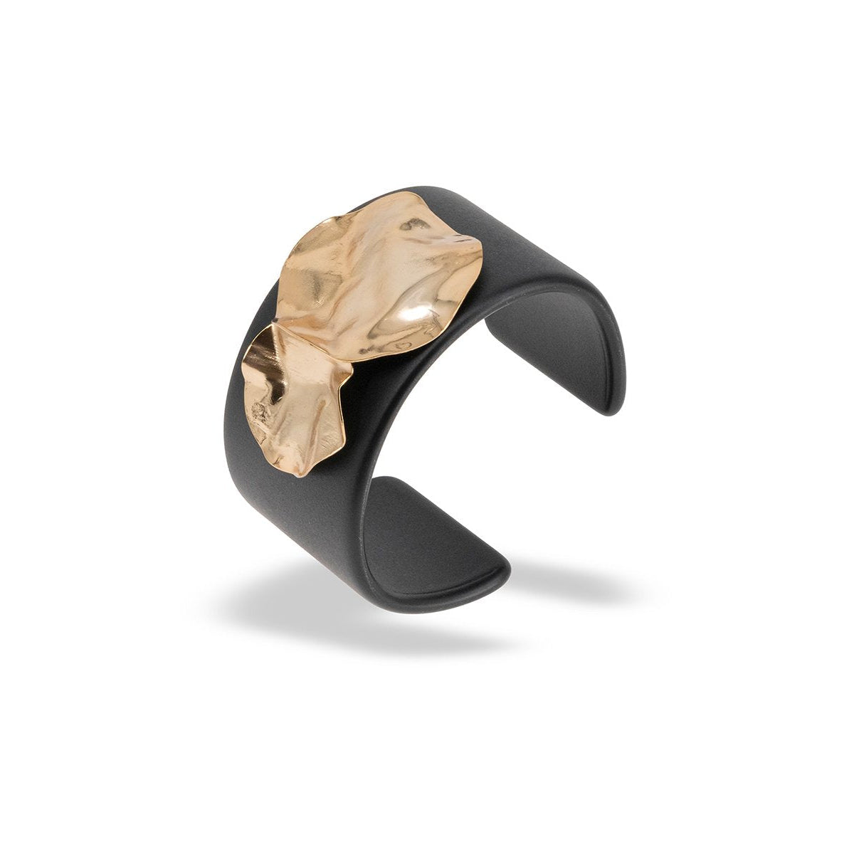 BRACCIALE SEMI RIGIDO CON ELEMENTI ONDULATI MARTELLATI