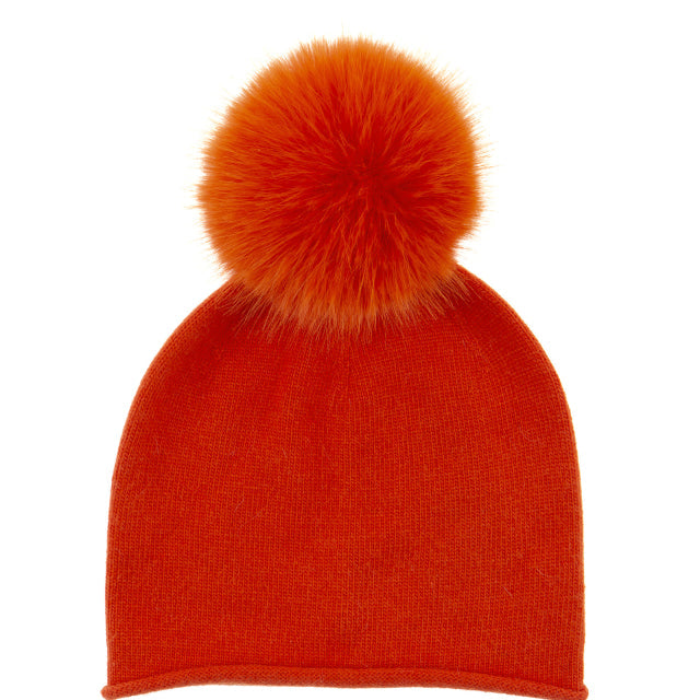 CAPPELLO A CUFFIA CON PON PON