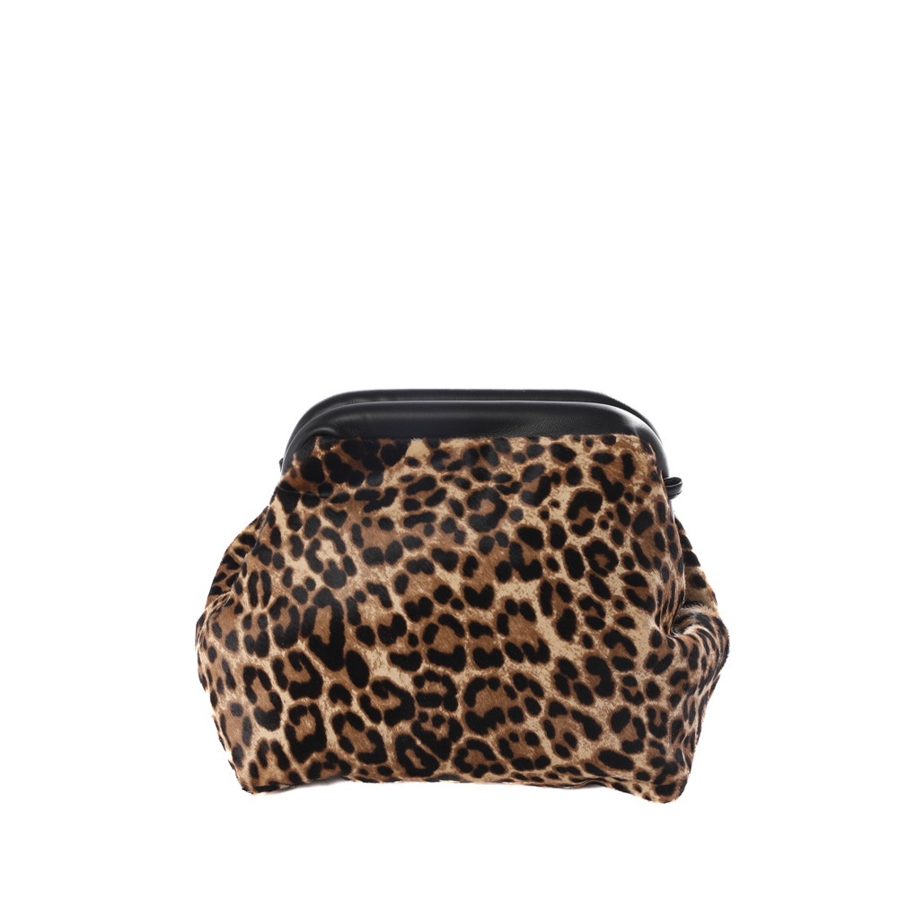 BORSA POCHETTE CLOCHE LEOPARDATA