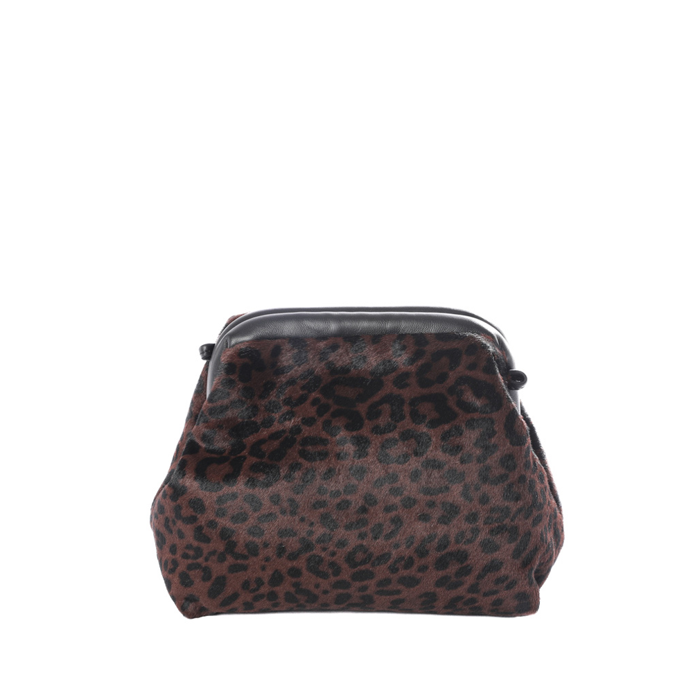 BORSA POCHETTE CLOCHE LEOPARDATA