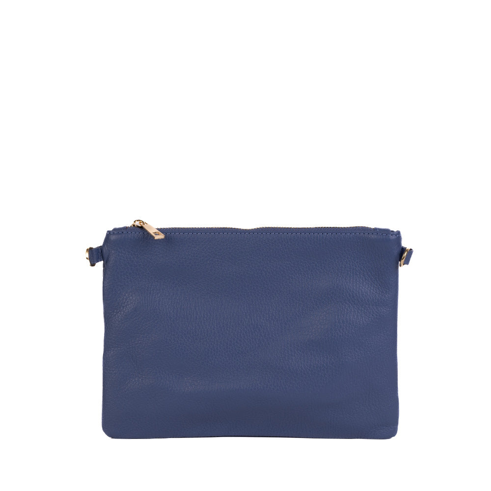 BORSA POCHETTE MEDIA RETTANGOLARE CLASSICA CON ZIP