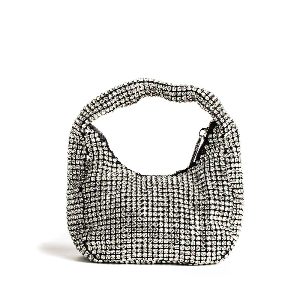 BORSA A MANO STRASS