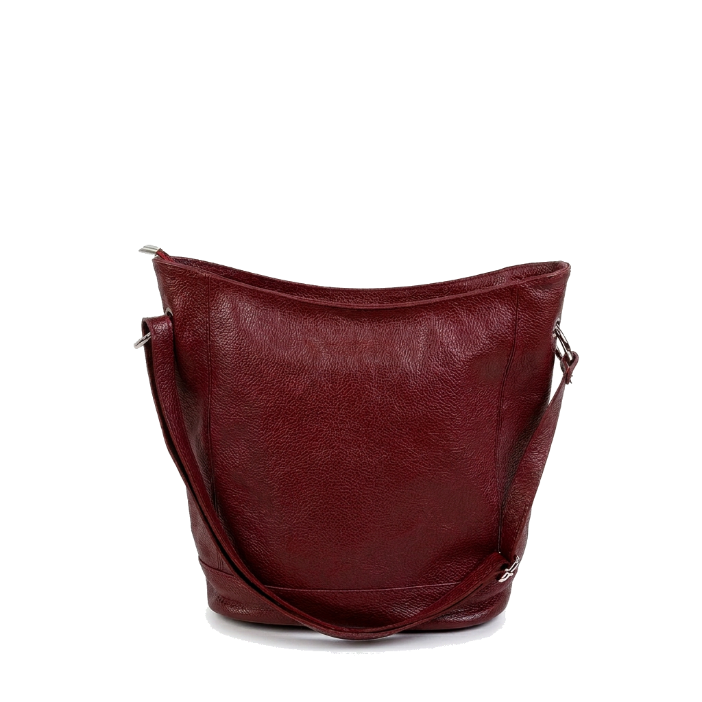 SHOULDER BAG WITH STITCHING ON THE SIDES