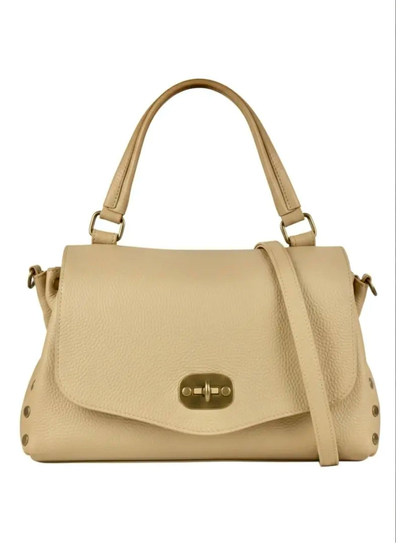 BORSA MODELLO A POSTINA MEDIA IN PELLE