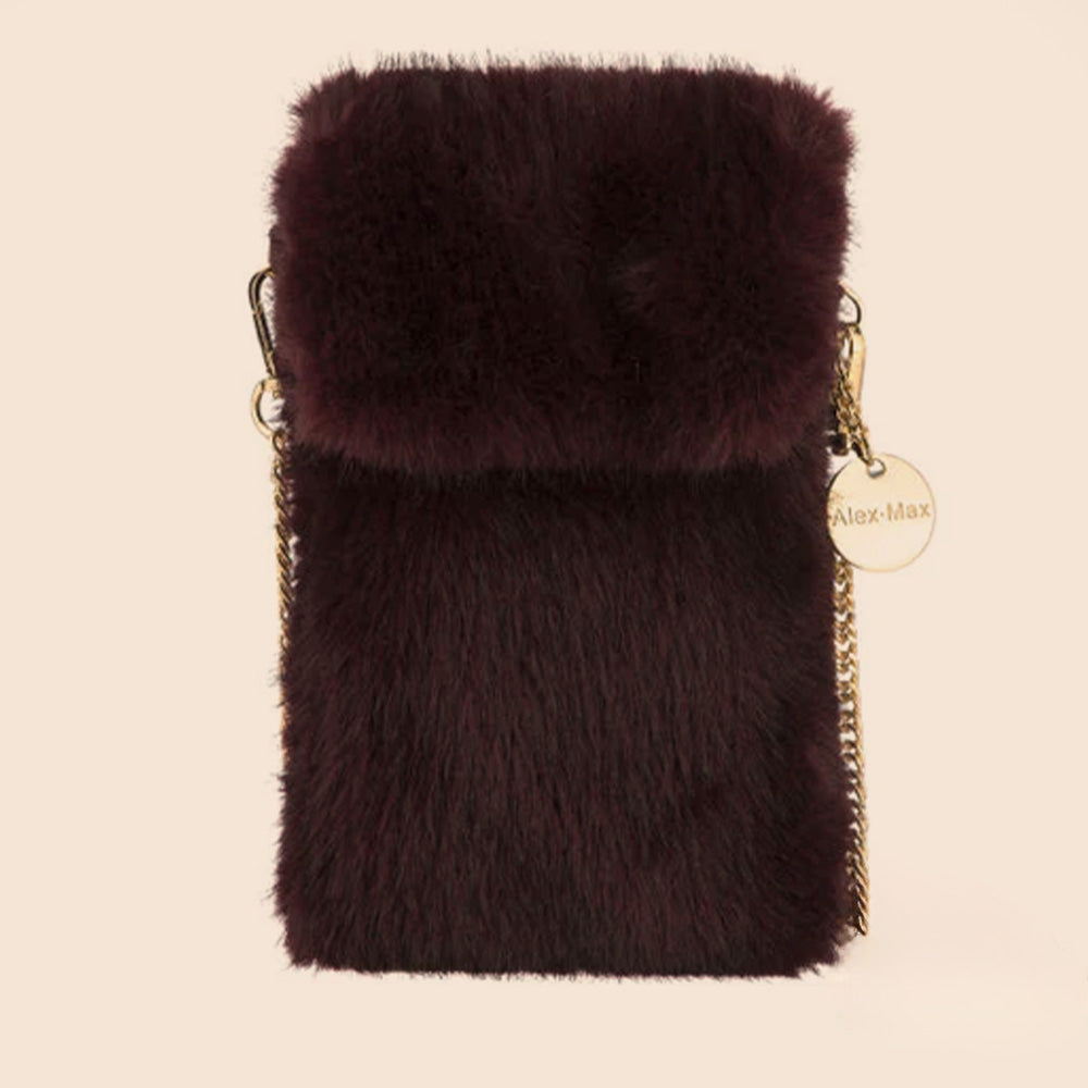 BORSA A TRACOLLA IN ECO PELLICCIA