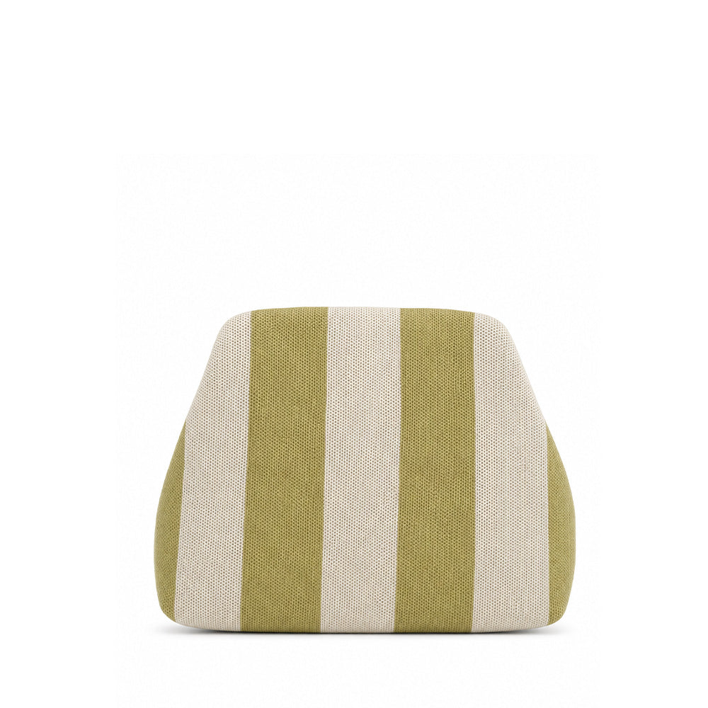 BORSA POCHETTE A STRISCE VERTICALI