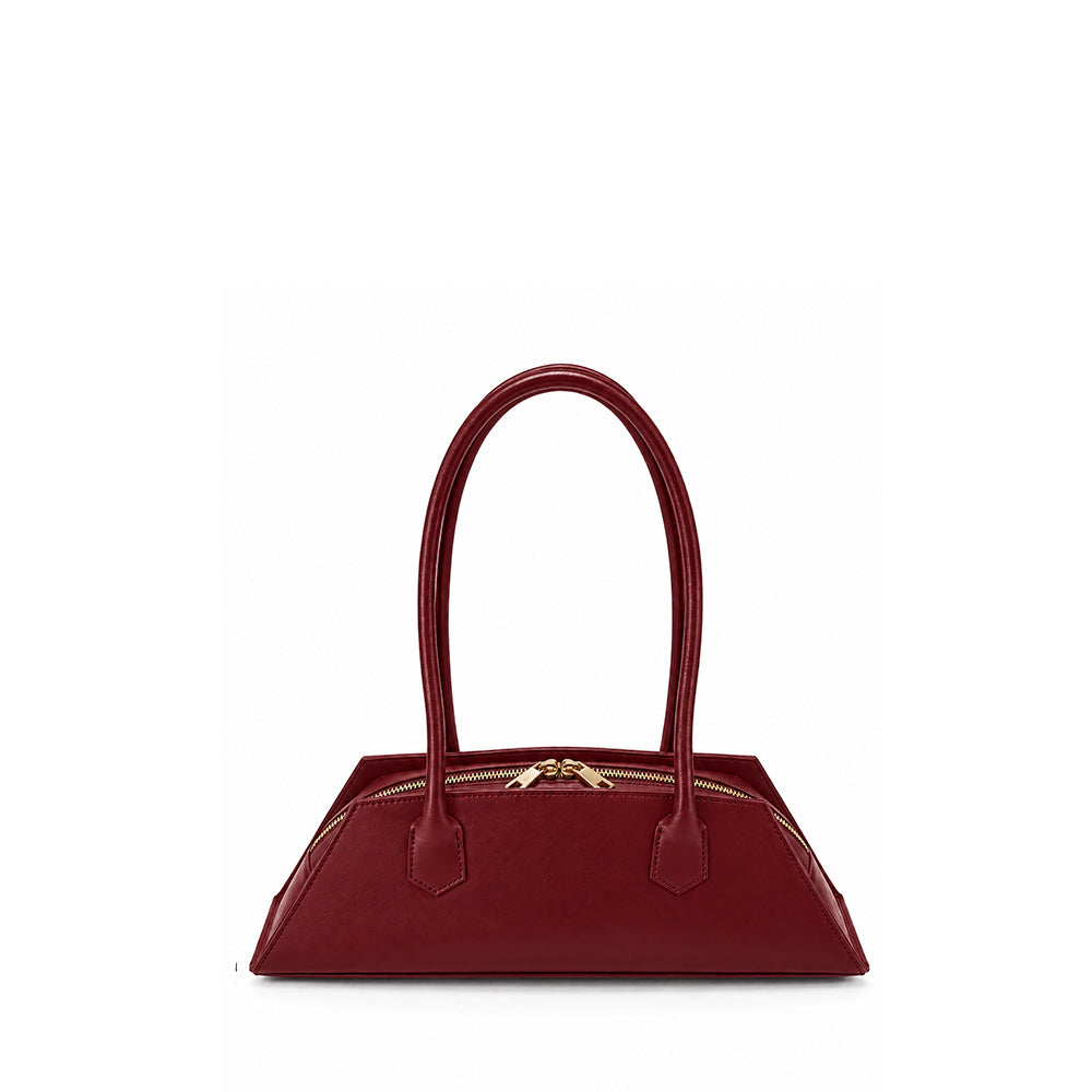 BORSA A SPALLA TRAPEZOIDALE CON STRUTTURA RIGIDA