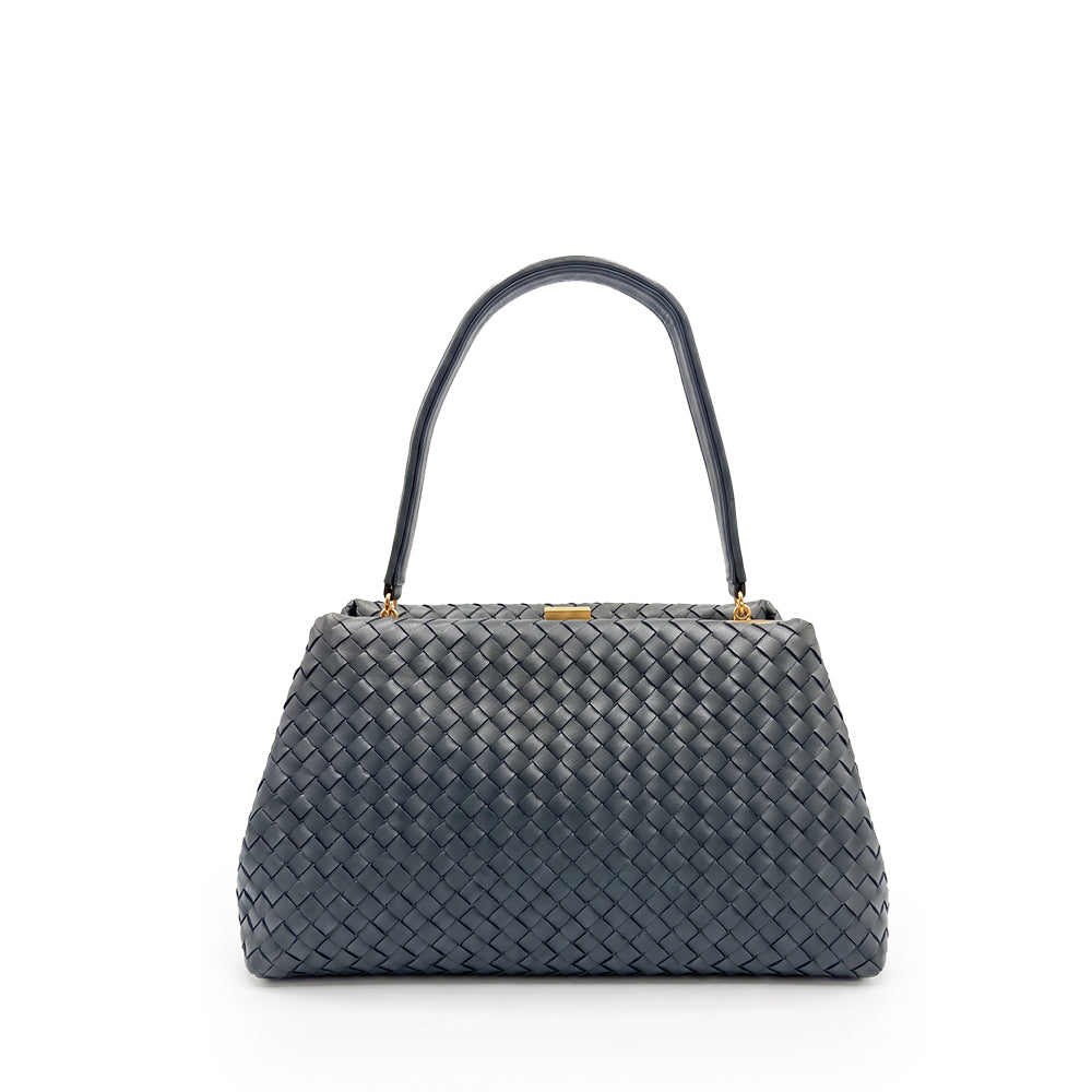 BORSA A MANO CON TEXTURE TRECCIATA