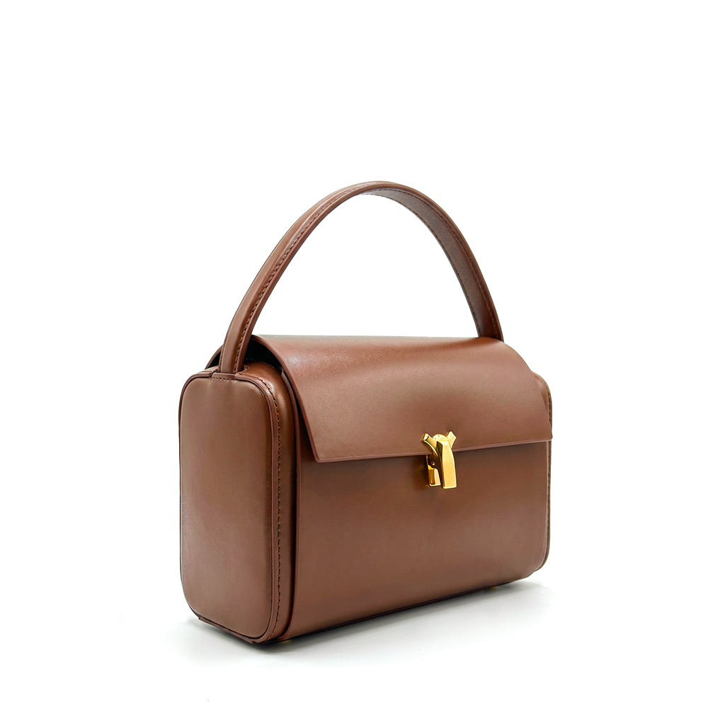 BORSA A MANO RETTANGOLARE CON CHIUSURA SUPERIORE