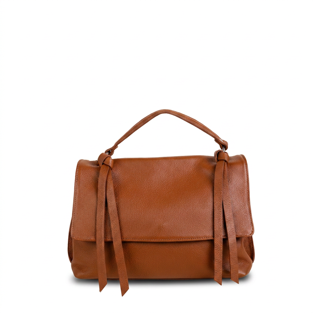 HANDBAG WITH DOUBLE STRAPS ON THE HANDLE
