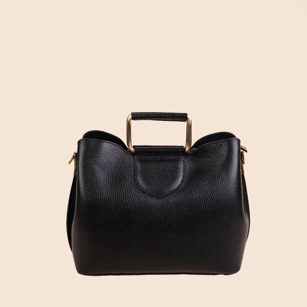 BORSA A MANO CON MANICO RETTANGOLARE IN METALLO