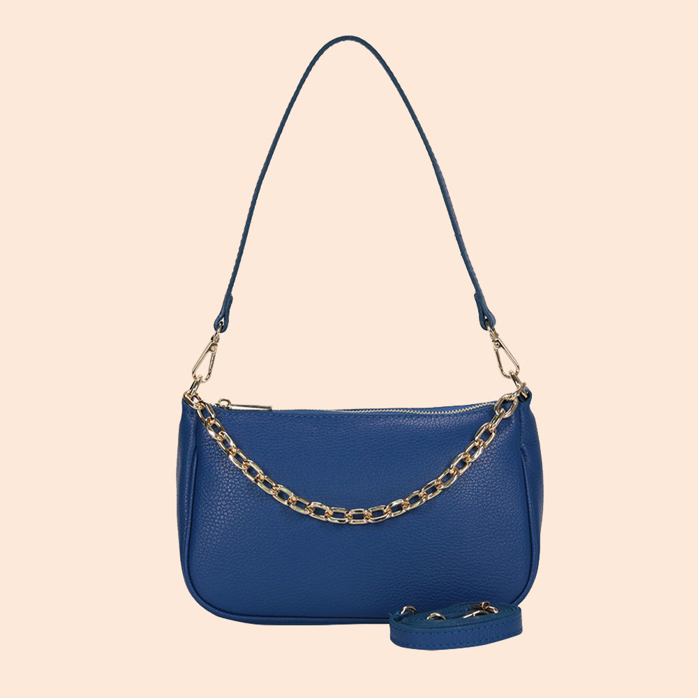 CHAIN HANDLE CLUTCH BAG