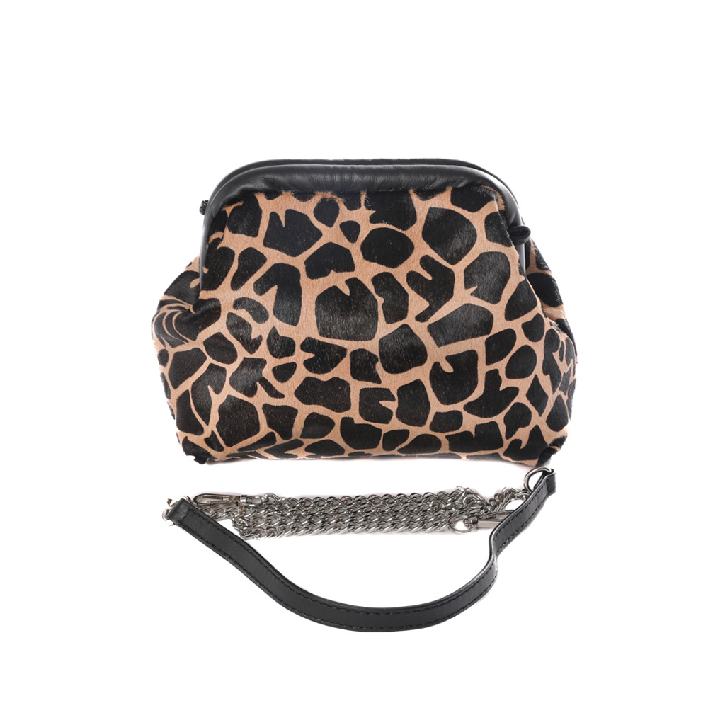 BORSA POCHETTE CLOCHE MACULATA