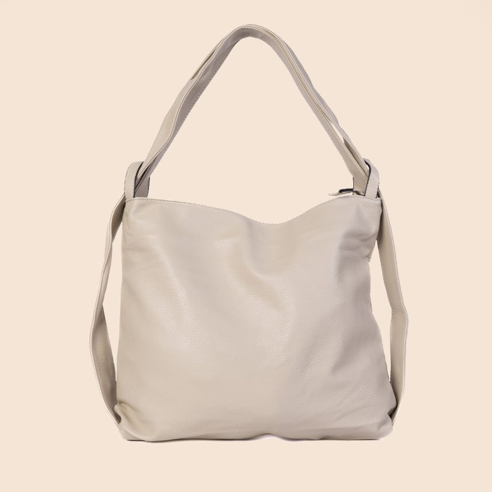 BORSA A SPALLA TRASFORMABILE IN ZAINO