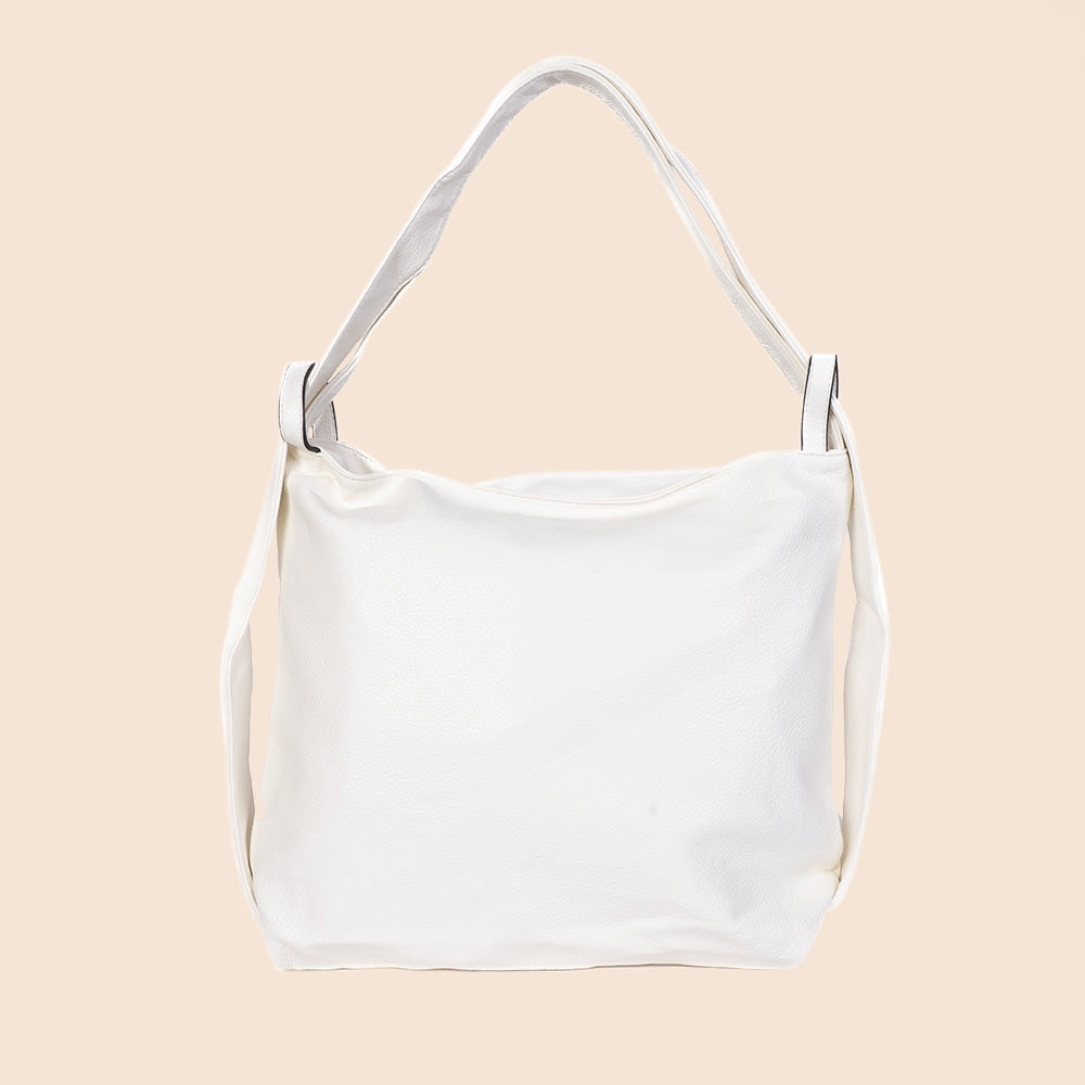 BORSA A SPALLA TRASFORMABILE IN ZAINO