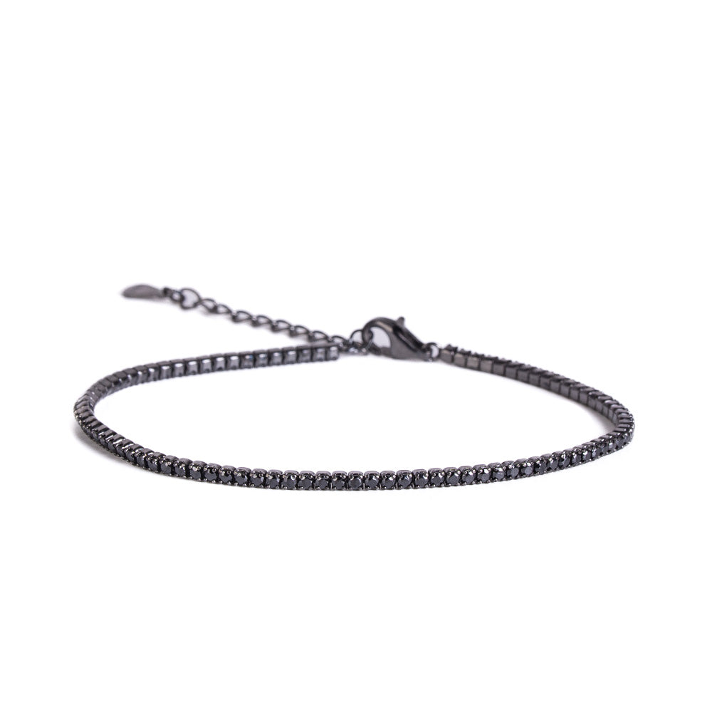 BRACCIALE MODELLO TENNIS IN ARGENTO S925 ZIRCONDI 1 MM