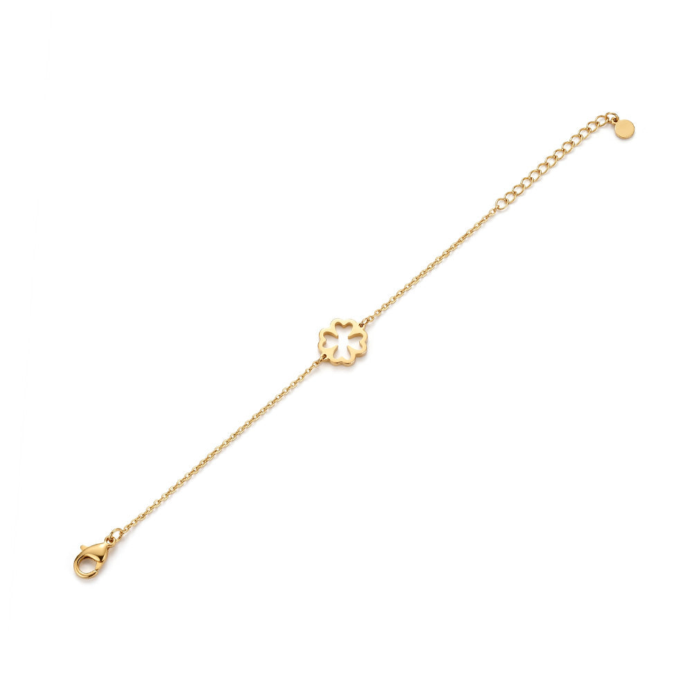 BRACCIALE FINO CON QUADRIFOGLIO
