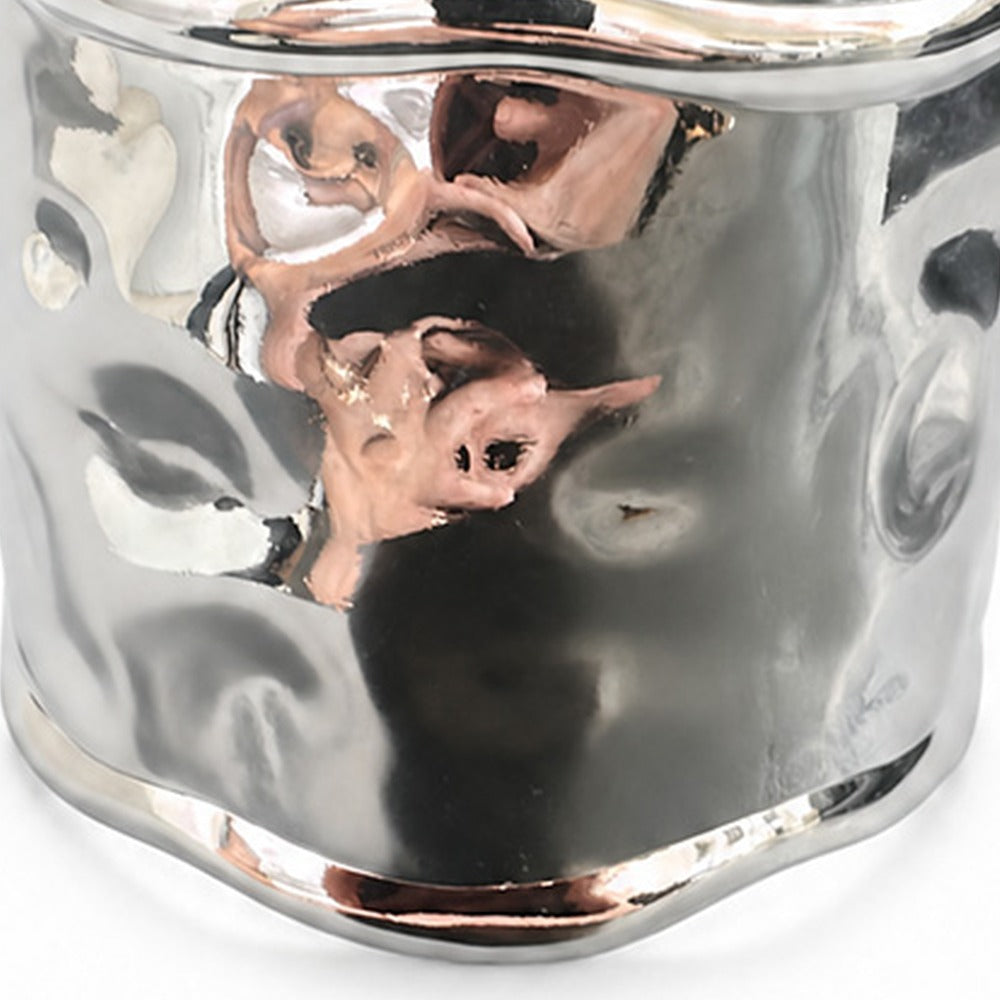 BRACCIALE RIGIDO ONDULATO MARTELLATO