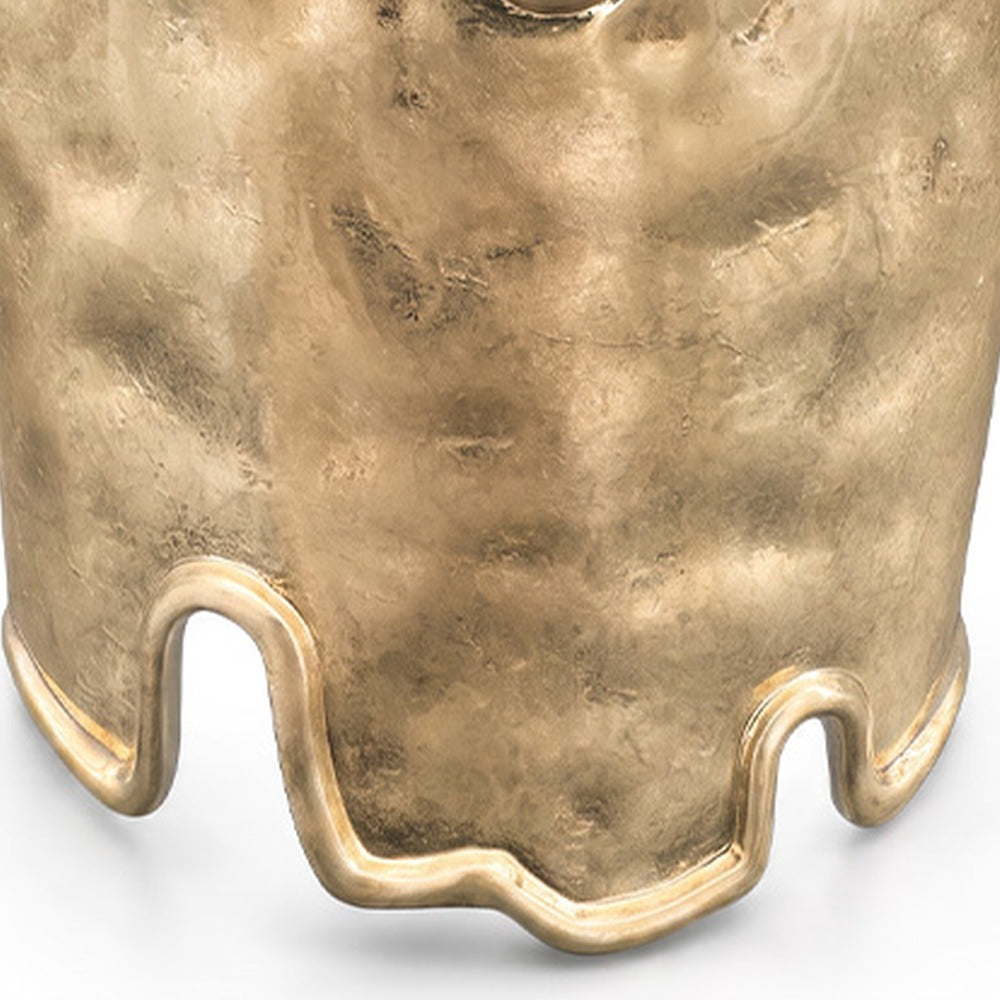 BRACCIALE RIGIDO CON MARGINI IRREGOLARI SATINATO