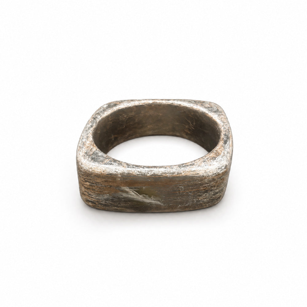 BRACCIALE RIGIDO CHIUSO QUADRATO EFFETTO VENATO