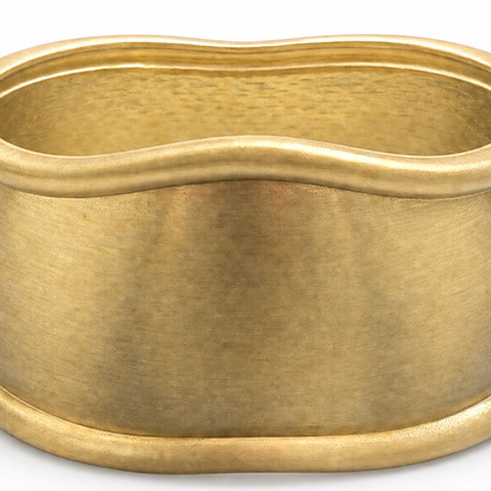 BRACCIALE RIGIDO EFFETTO ONDULATO CON CHIUSURA A MOLLA