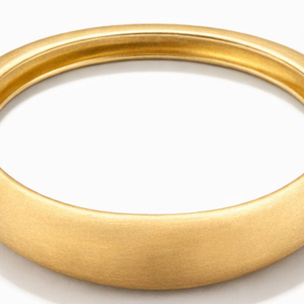BRACCIALE RIGIDO EFFETTO RIGATO CON CHIUSURA A MOLLA