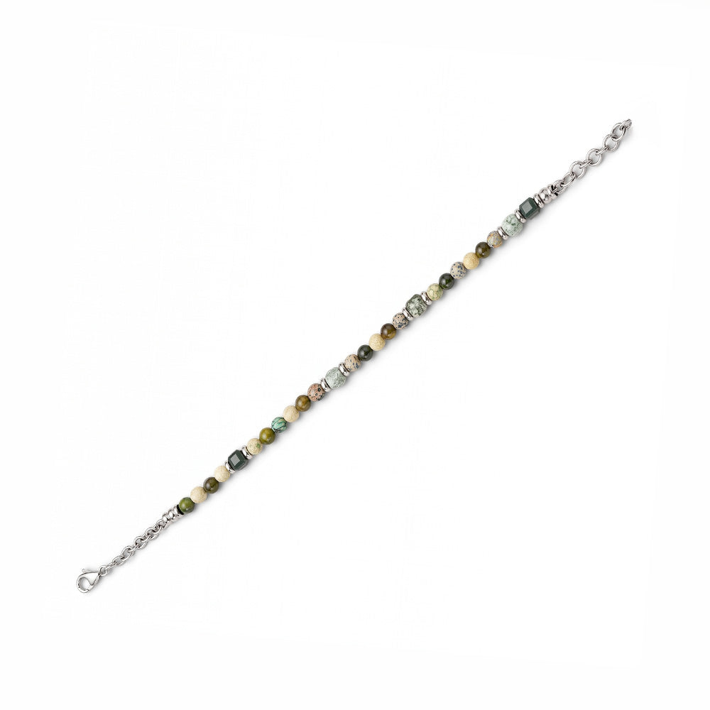 BRACCIALE  CON PIETRE DURE COLORATE