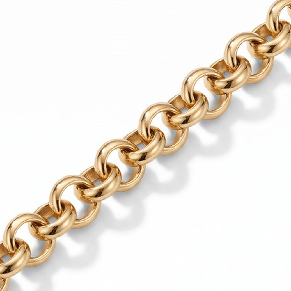 BRACCIALE A CATENA SINGOLA ARROTONDATA