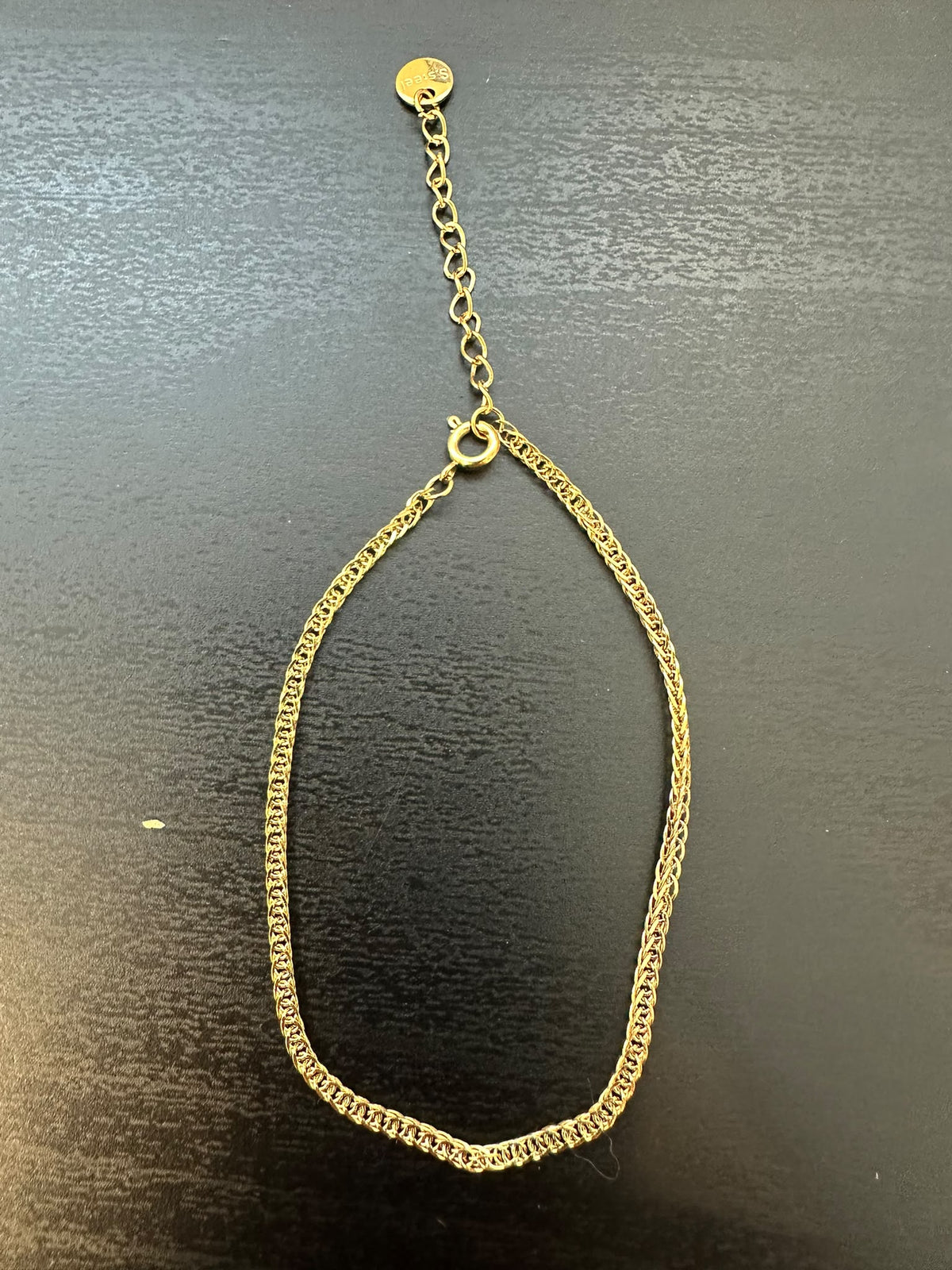 BRACCIALE A MAGLIA SEZIONE QUADRATA SPAZIATA CON REGOLAZIONE