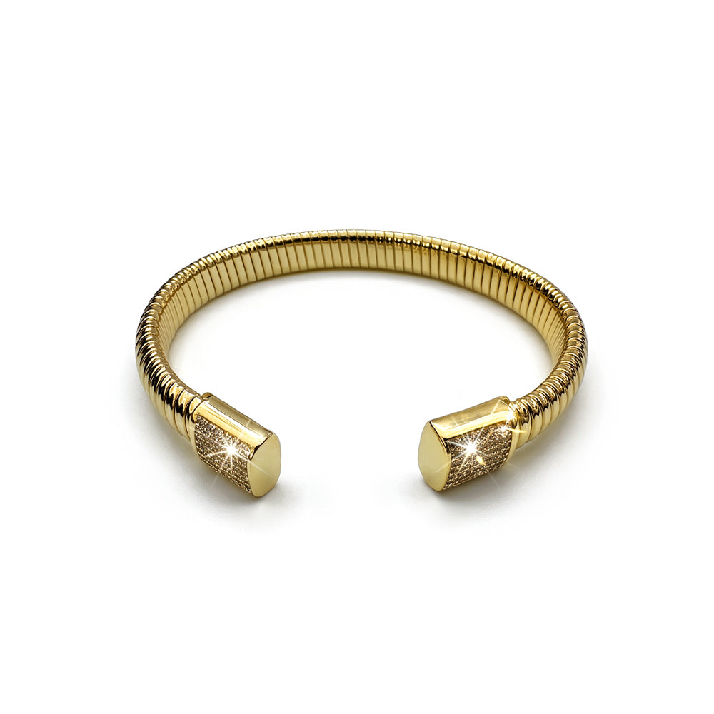 BRACCIALE REGOLABILE CON TERMINALI QUADRATI