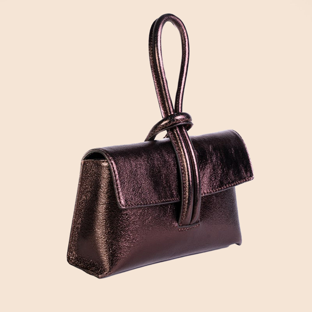 BORSA POCHETTE MANICO CAPPIO