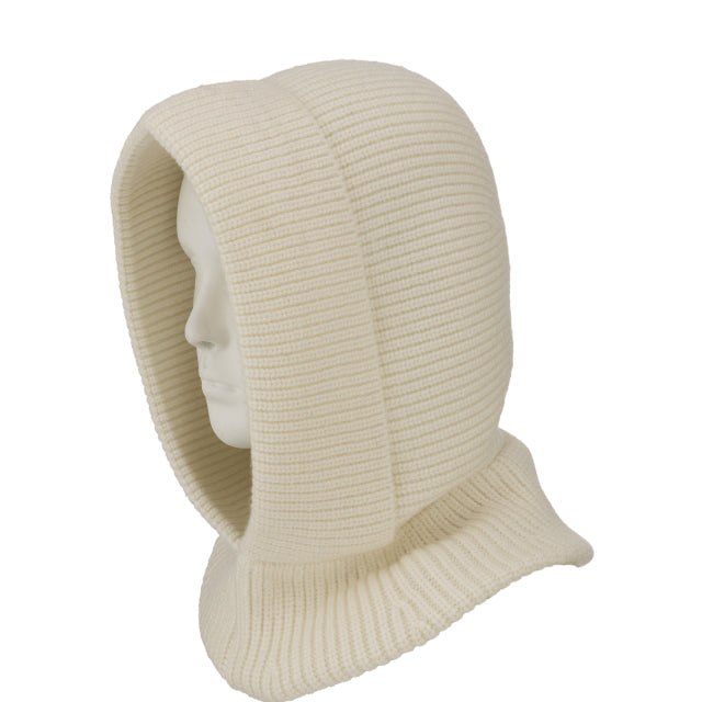 CAPPUCCIO IN MAGLIA CON RISVOLTO