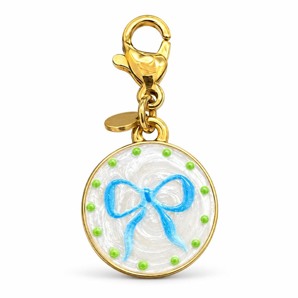 CHARM FIOCCO SU BASE TONDA
