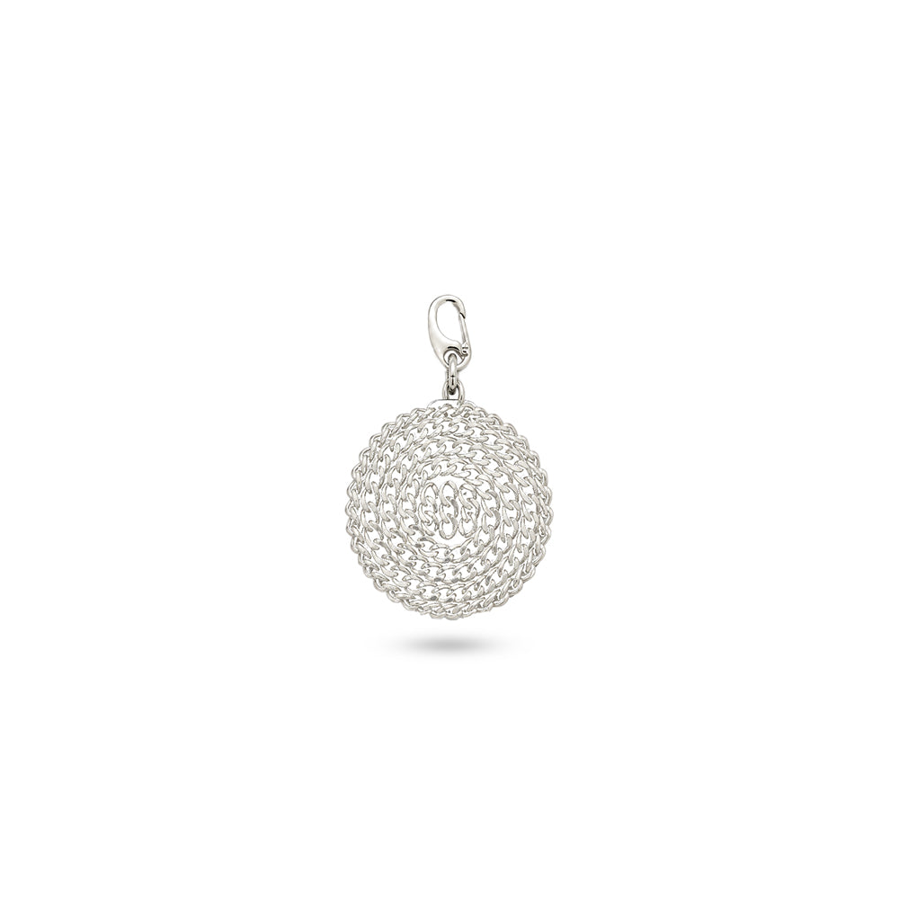 CHARM CIRCOLARE PIATTO CON CATENA