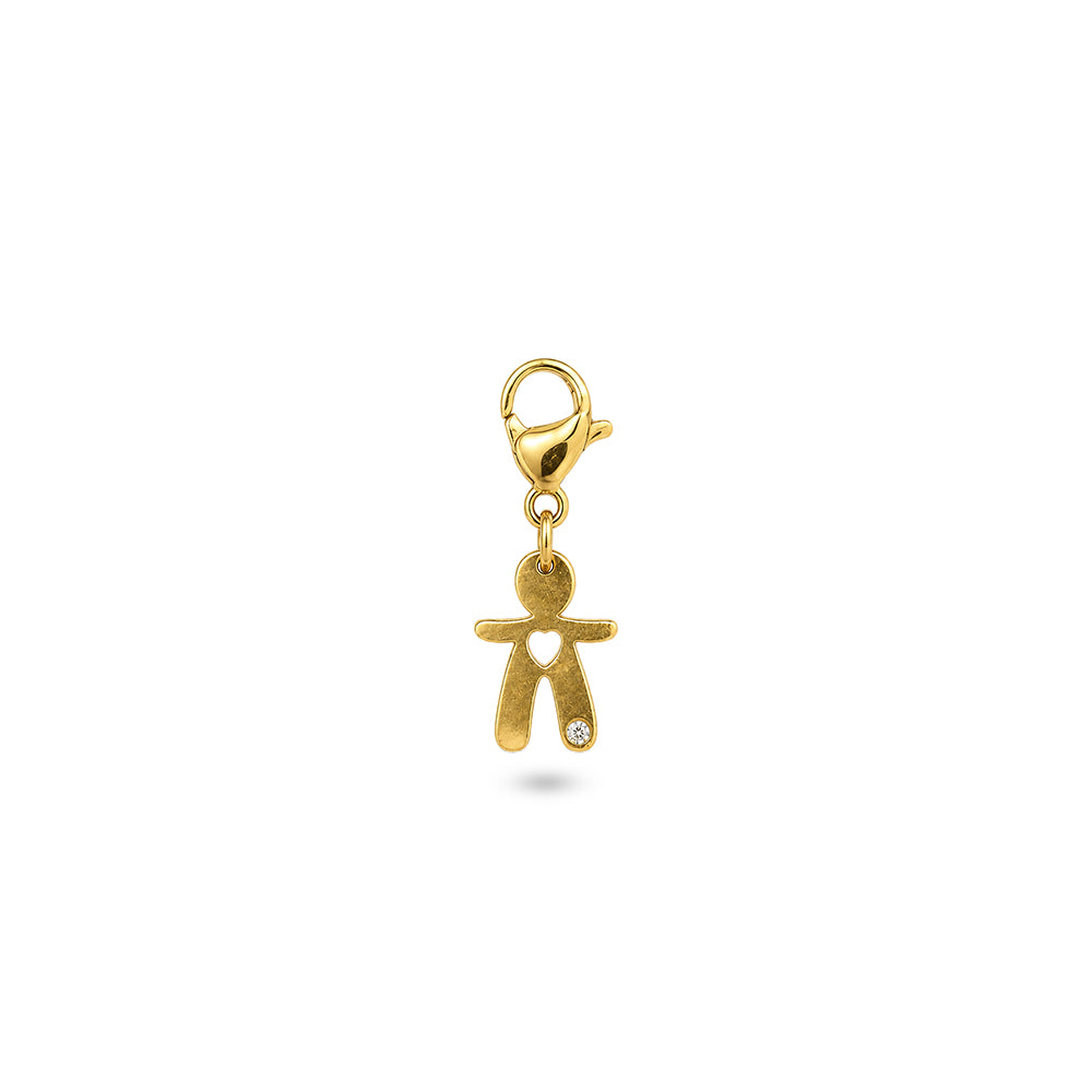 CHARM A FORMA DI BAMBINO CON STRASS