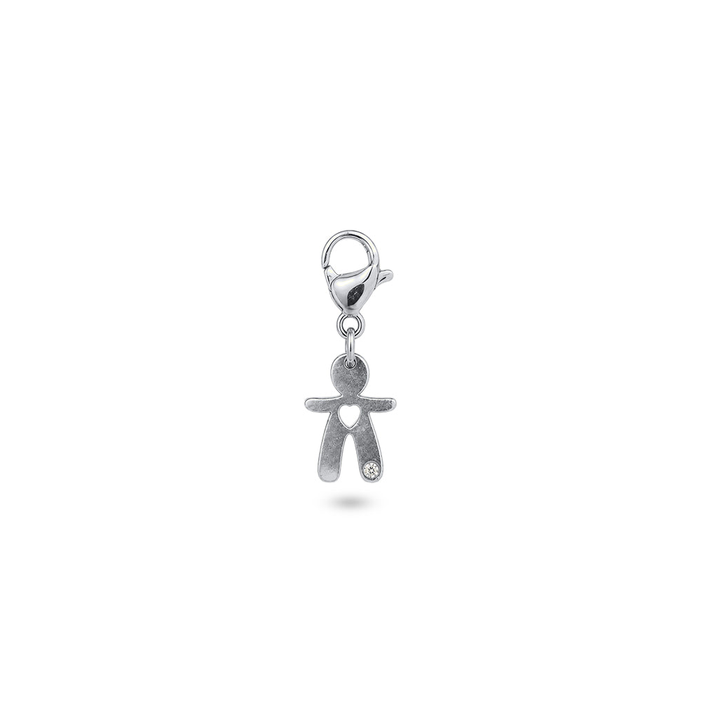 CHARM A FORMA DI BAMBINO CON STRASS
