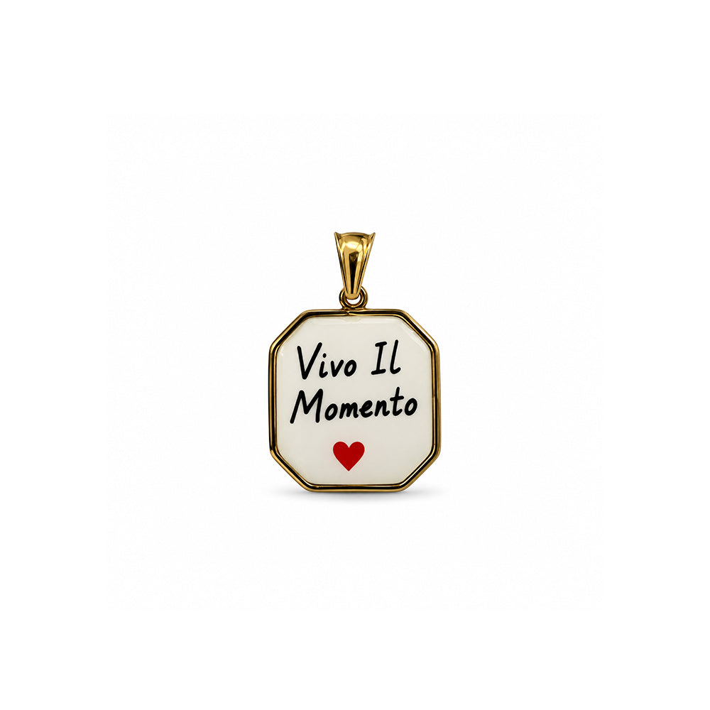 CHARM RETTANGOLARE VIVO IL MOMENTO