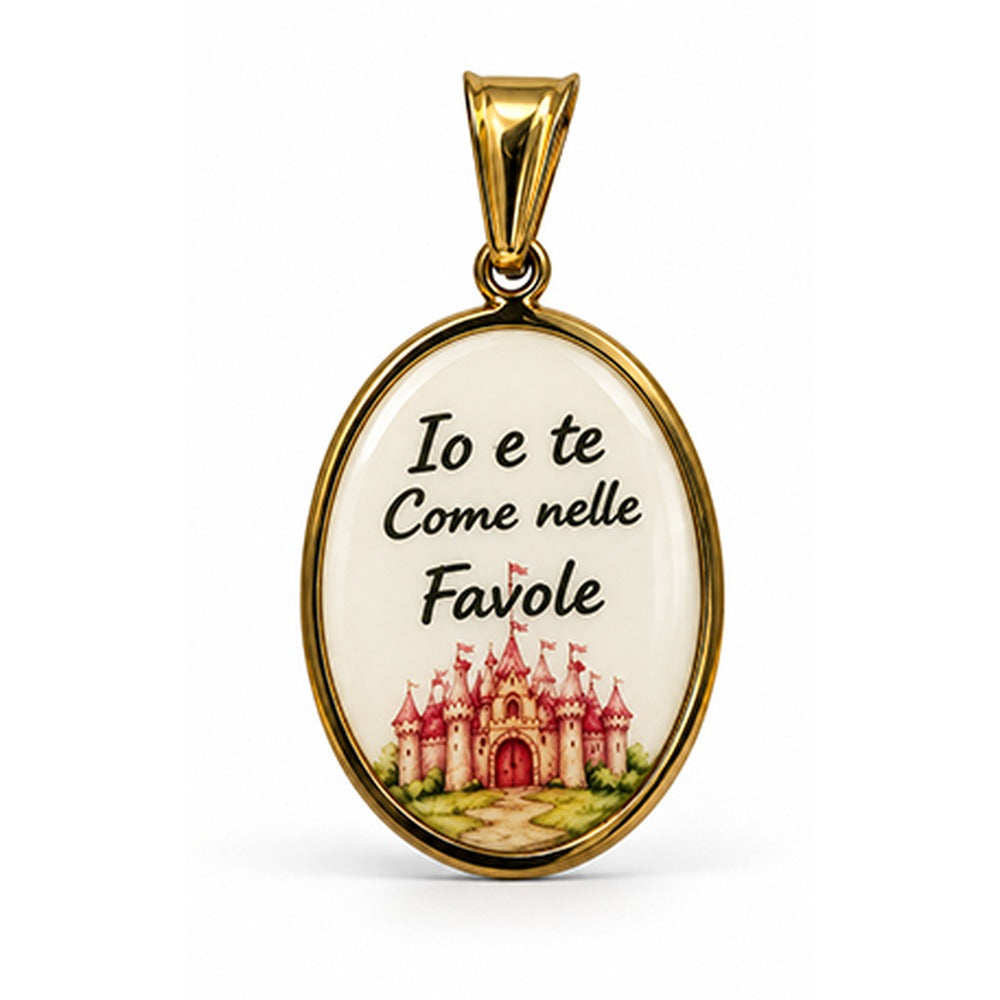 CHARM OVALE IO E TE COME NELLE FAVOLE