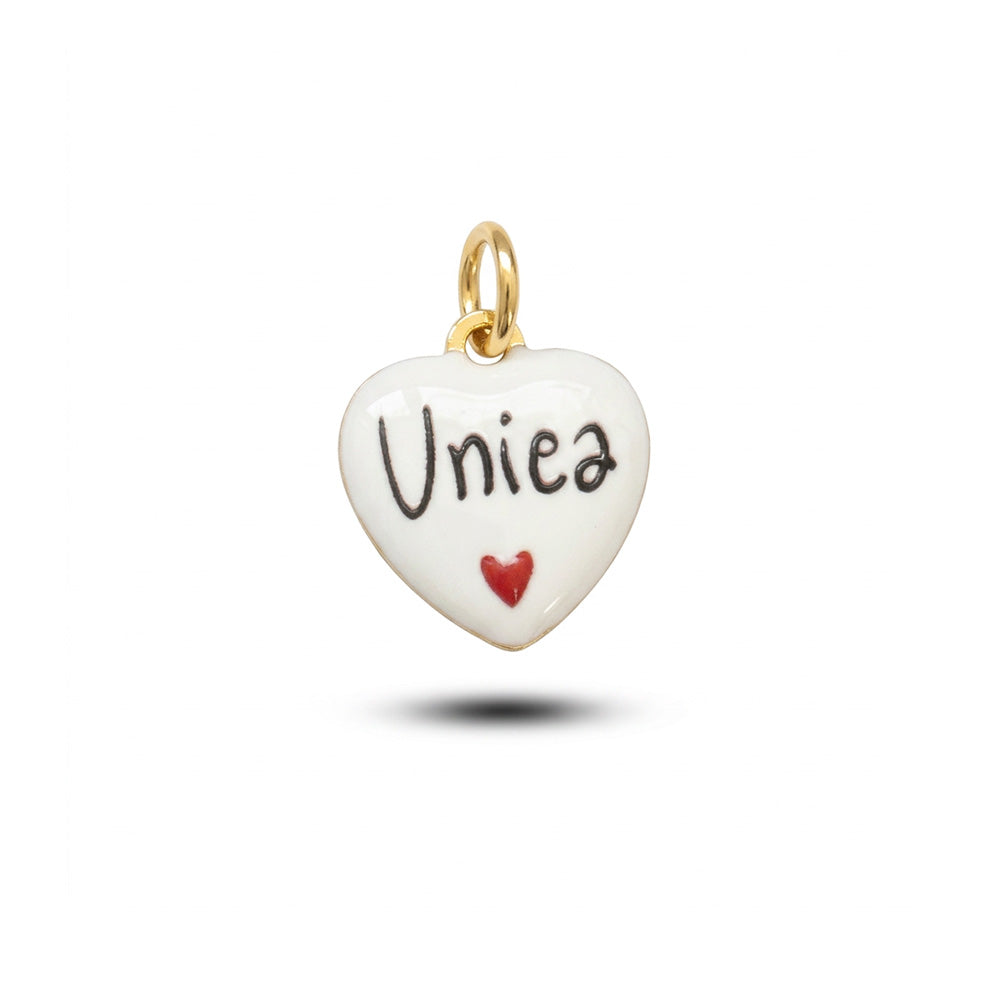 CHARM A FORMA DI CUORE UNICA