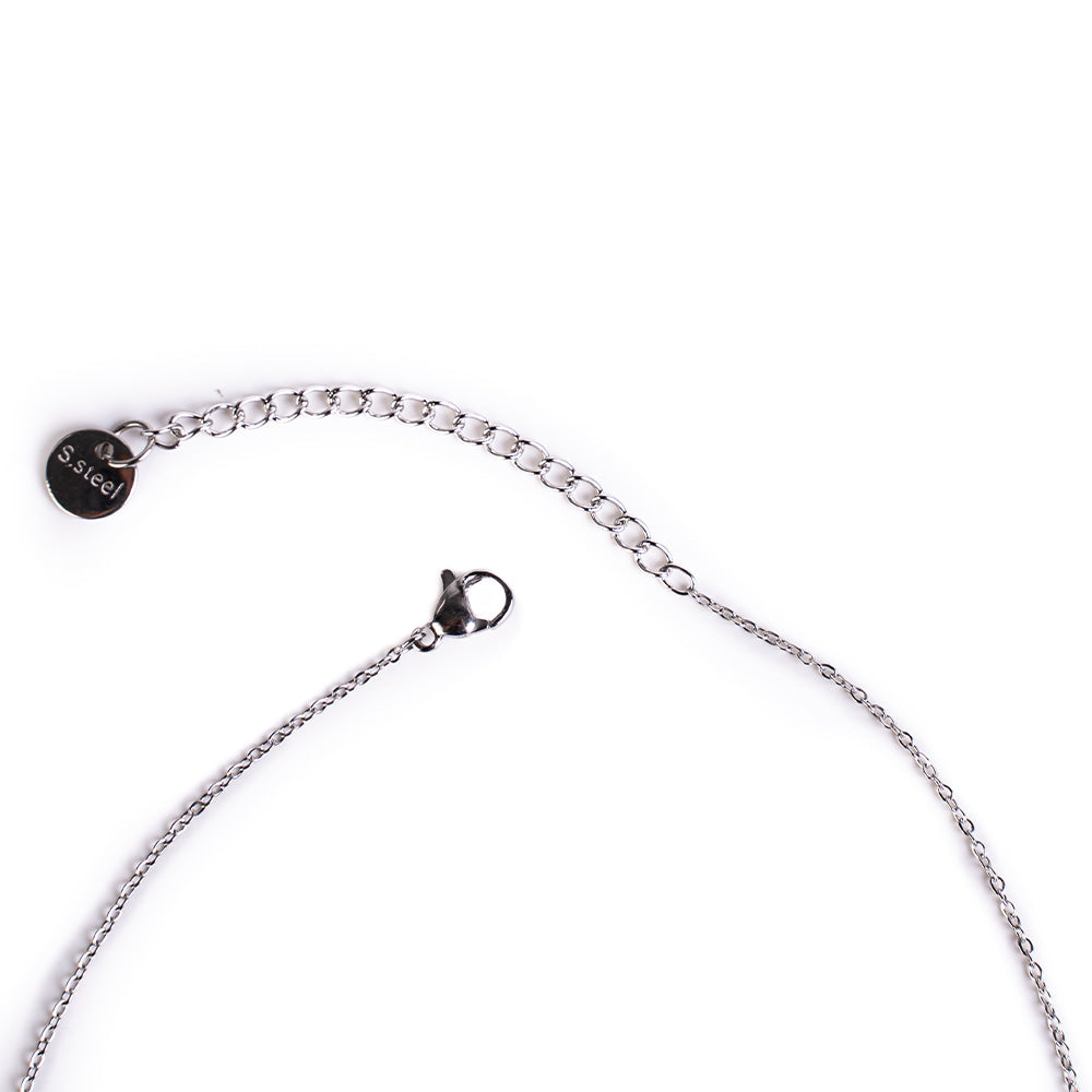 COLLANA GIROCOLLO CON CROCE PENDENTE E STRASS