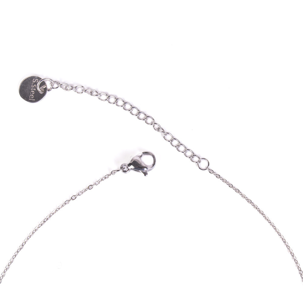 COLLANA GIROCOLLO CON SOLE CON STRASS PENDENTE