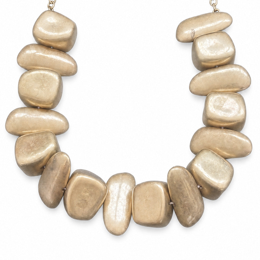 COLLANA GIROCOLLO CON PIETRE IRREGOALRI