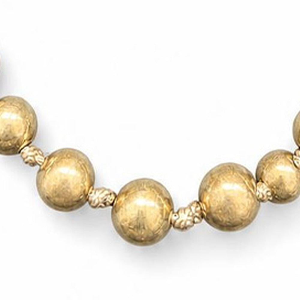 COLLANA LUNGA CON INSERTI A PERLE ALLUNGATE E NODINI