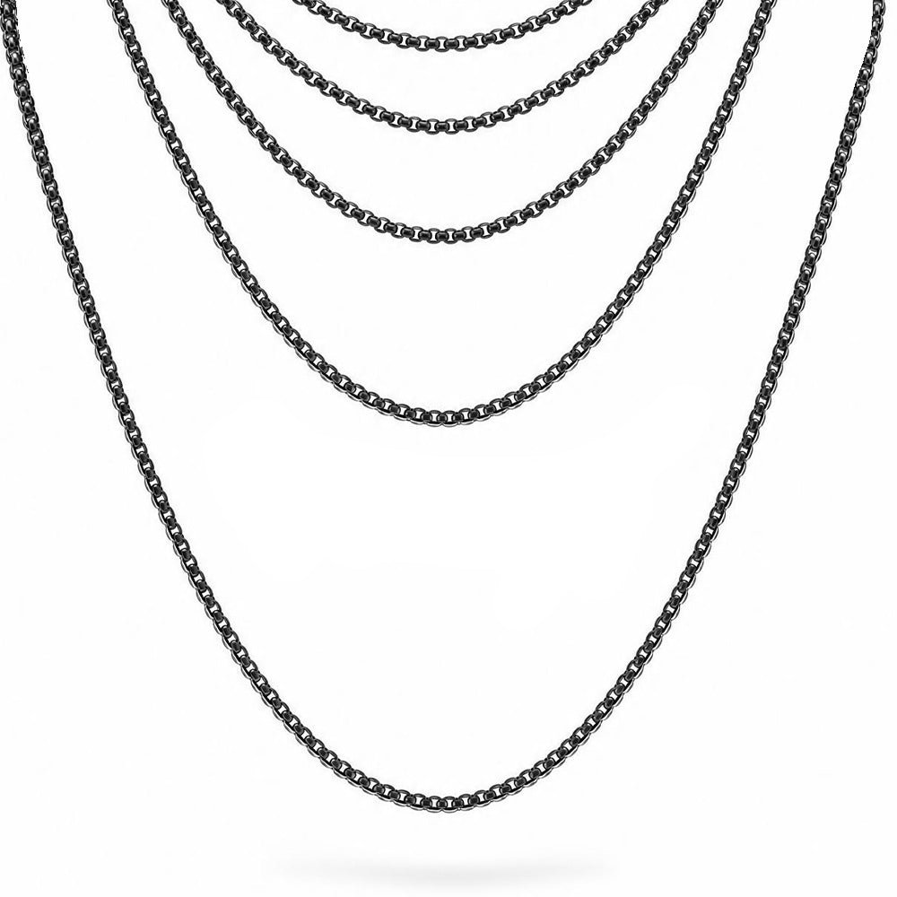 COLLANA LUNGA MULTIFILO A CATENA DI VARIE LUNGHEZZE