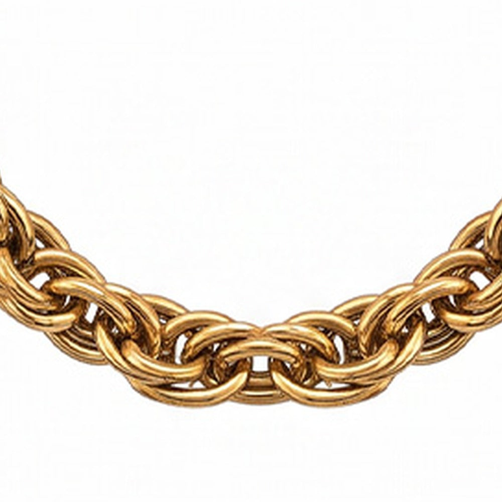 COLLANA A FILO SINGOLO DI CATENA SOVRAPPOSTA