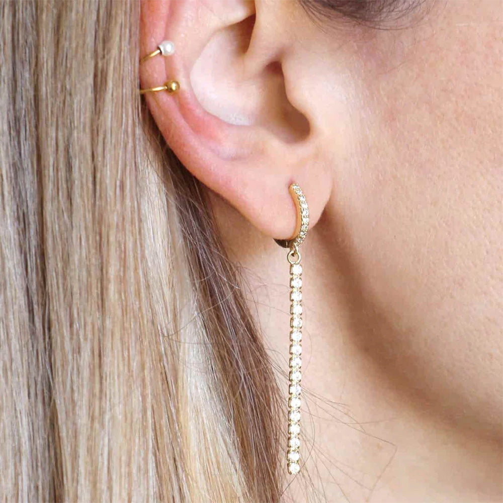 ORECCHINO SINGOLO EARCUFF CON PERLE